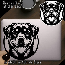 Rottweiler Vinyl Decal Sticker Indoor Outdoor 4 Sizes