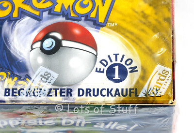 German Pokemon Base Set 1st Edition Booster Pack Venusaur 20.45gm