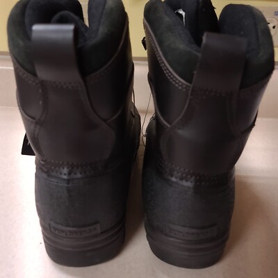 Explorer Thinsulate 13 Black Leather Rubber 200 Gram Duck 