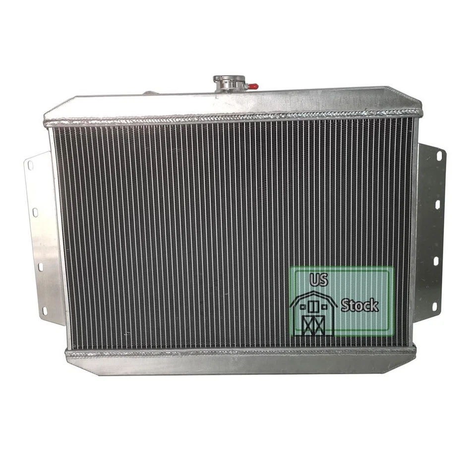 Radiador para International Harvester 1966-1967 D1100 1100A 1200B 1300A V8 CC6168 Foto 2 de 4