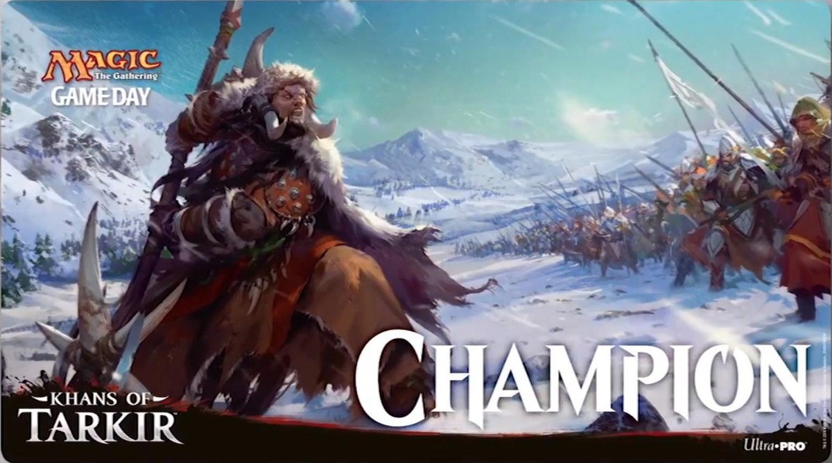 Magic The Gathering - KHANS OF TARKIR - Game Day Playmat New Mat