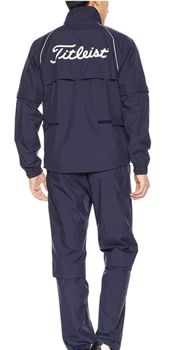 Titleist Stretch Rain Suit TSMR 1592 Black M New