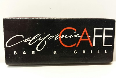California Bar and Grill Matchbook