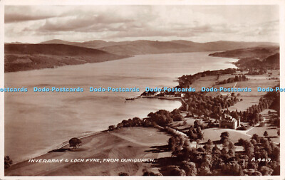 R269063 Inveraray and Loch Fyne from Duniquaich A 4419 Valentines RP