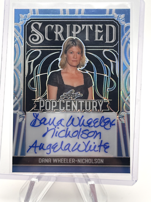 DANA WHEELER-NICHOLSON 2024 LEAF POP CENTURY BLUE AUTO /10 ANGELA