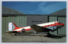 Airplane Postcard NASA Douglas DC3 Hangar 28 Oakland CA 1964 Research HS3