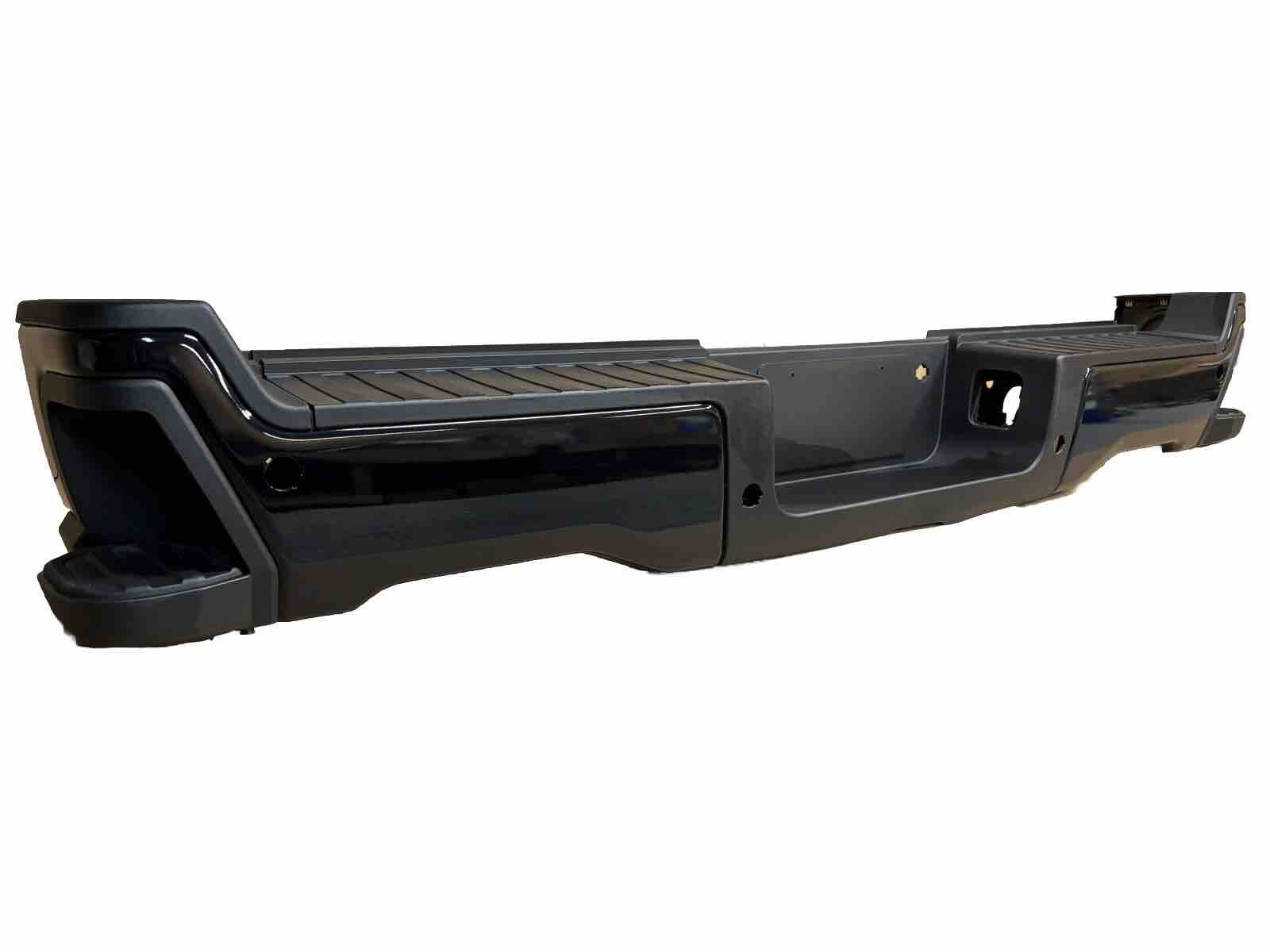 TAKE OFF OEM Ford F250 F350 SD Agate Black Rear Bumper SENSOR HOLES 23-26