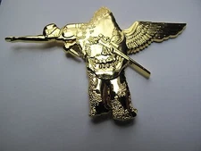 Recon Sniper Jack MOS 0327 Marine Corps Jump Dive Pin Airborne Ghillie Rifle
