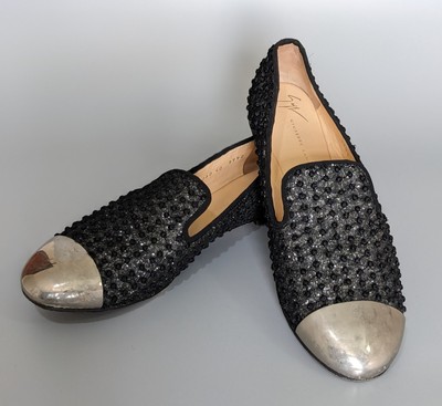 Giuseppe Zanotti silver/blackMen\'s Loafers Giuseppe Zanotti | Shoes | Giuseppe Zanotti Silverblackmens  main image 3