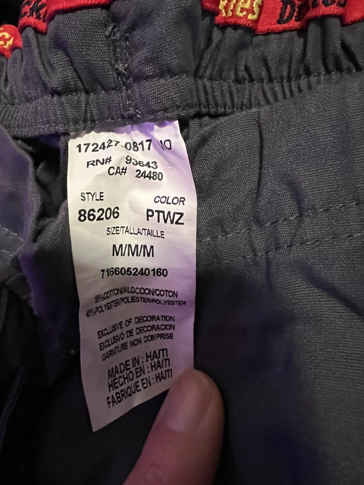 Pantalones Médicos Dickies EDS Signature 86206 para Mujer tiro medio con cordón cargo medianos Foto 3 de 4