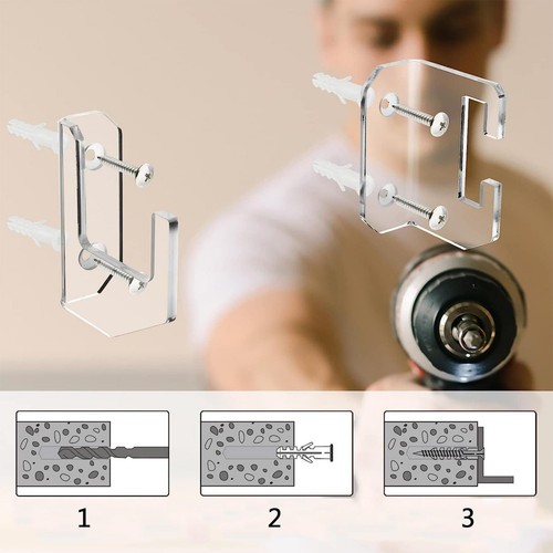 Acrylic Lightsaber Wall Mount Swords Stand Holder Decorative Swords Display Rack - Picture 4 of 7