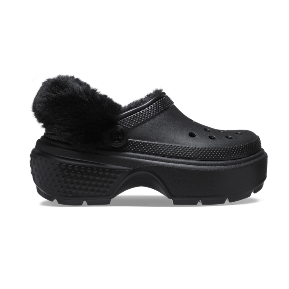 New CROCS Womens STOMP LINED CLOG 208546 BLACK US W 5 - 9 TAKSE