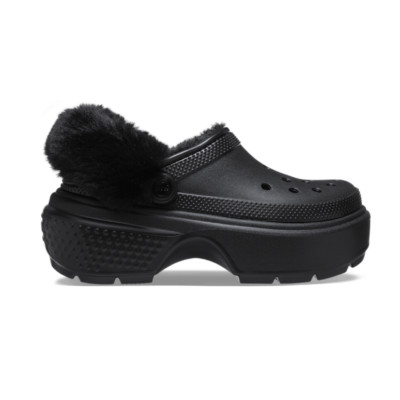 New CROCS Womens STOMP LINED CLOG 208546 BLACK US W 5 - 9 TAKSE
