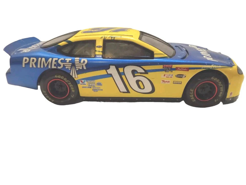 1998 Racing Champions Nascar Diecast 1:24 #16 Primestar Ted Musgrave Blue/Yellow - Image 3 of 4
