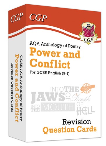 New 9-1 GCSE English: AQA Power & Conflict by CGP Books New Revision Cards - 第 1/1 張圖片