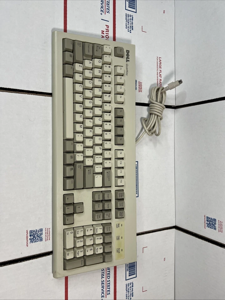 Dell SK-1000REW QuietKey PS/2 Wired Keyboard Vintage Retro - SAME DAY - WARRANTY - Image 3 of 4