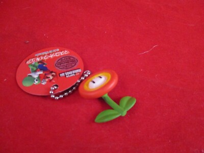 Fire Plant New Super Mario Bros. Wii Promo Toy Charm Dangler Keychain Attachment