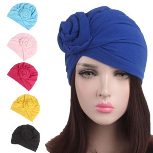 Women-Indian-Knot-Bonnet-Chemo-Cap-Hijab-Turban-Hats-Beanie-Head-Scarf-Wrap-New
