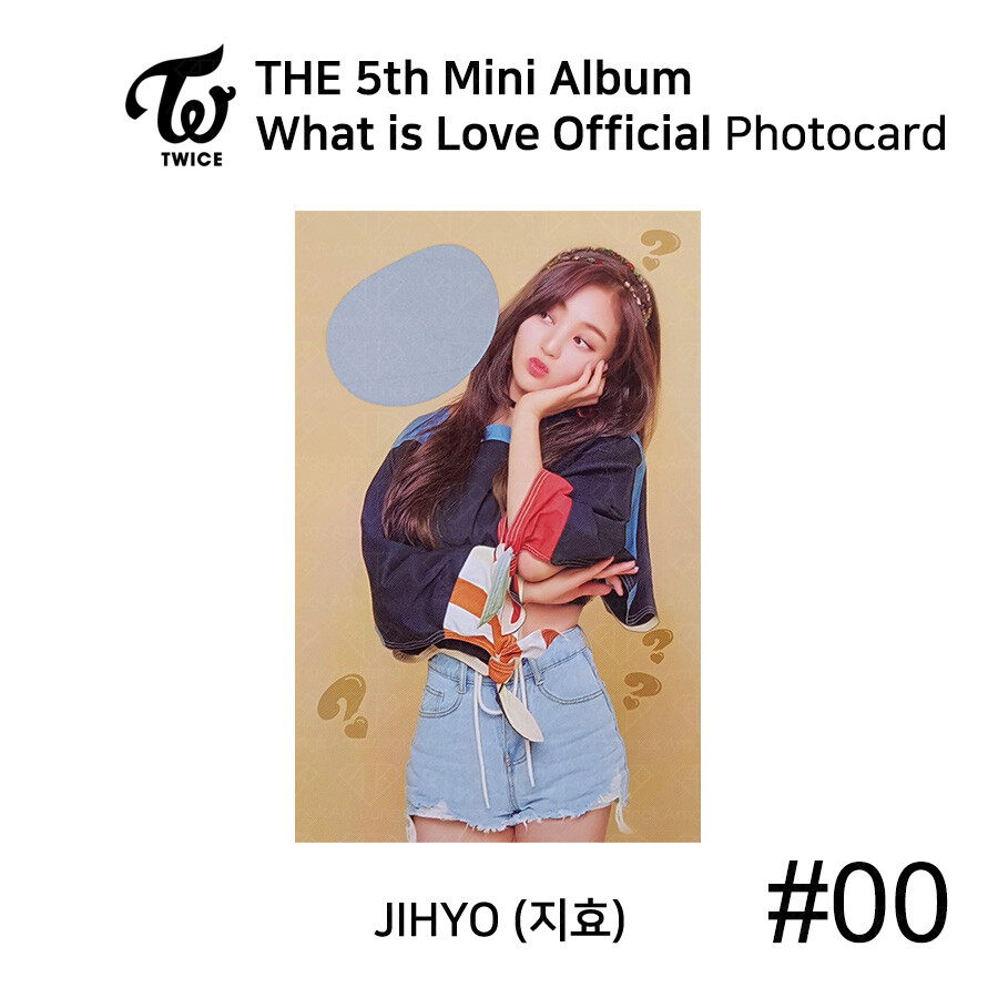 TWICE 5th mini album What is love Official Photocard JIHYO