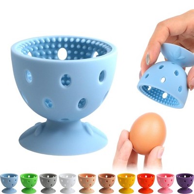 Egg Brush Cleaner Egg Cleaner Scrubber for Fresh Eggs Cute Chick Shaped Silico
