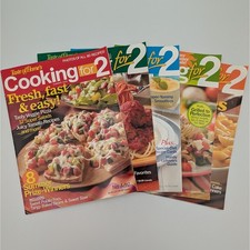 Taste of Home Cooking for 2 Magazine Lot 2006 2007 Recipes Small Batch 5 Issues