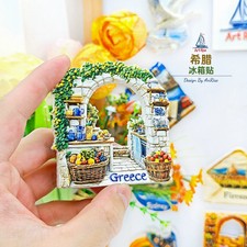 Greece Mediterranean Souvenir 3D Fridge Magnet Refrigerator Magnet Decoration