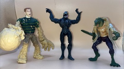 Spiderman 3 Film Figuren Spielzeug Konvolut Sandmann Peitsche Dr Connors Lizard Venom 2007
