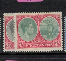 St Kitts & Nevis SG 76-7 MOG (9etc)