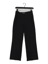 Phase Eight Women's Trousers UK 8 Black Polyester with Viscose, Other Chino