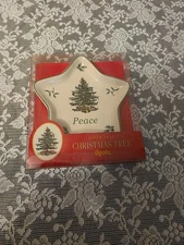 Spode 5" Christmas Tree Peace Star Candy Or Trinket Tray