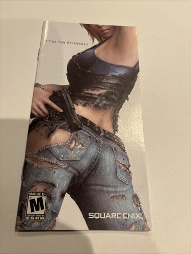 3rd Birthday PSP Instruction Manual Only No Game