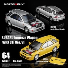 MOTORHELIX 1:64 Impreza Wagon WRX STi Ver VI Diecast Model Car