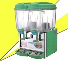 Cold And Hot Drink Machine New 30L Double Cylinder Juice Beverage Dispenser zc