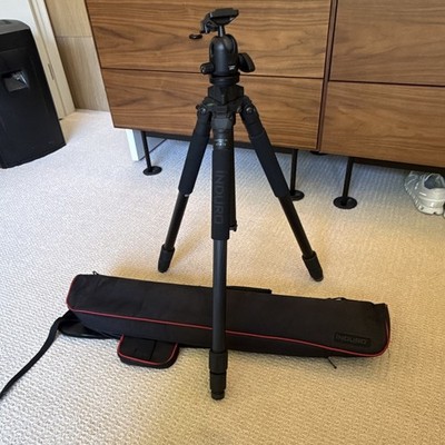 INDURO CT213 Camera Tripod w/ Ball Head & Case, Universal Compatible