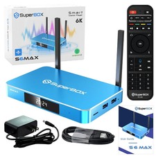 2 DAYS SHIPPING SuperBox S6 Max Premium Edition Bundle Deal | 2025 Model USA
