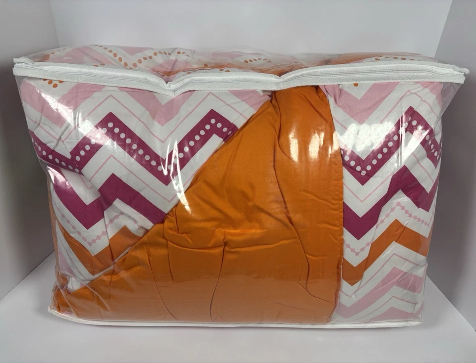 Circo розовый зигзаг полный одеяло кровать комплект простыни наволочки розовый оранжевый мульти - Изображение 4 из 4