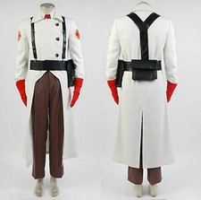 TF2 Team Fortress II 2 Medic Suit Outfit Uniform Cosplay Costume Halloween