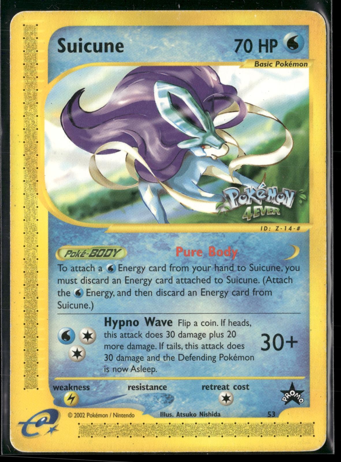 Suicune 53 Promo Wizards Black Star Promos Pokemon Moderately Played
