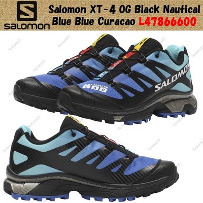 Salomon XT-4 OG Black Nautical Blue Blue Curacao L47866600 Herren Gr.