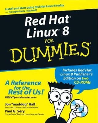 Red Hat Linux 8 For Dummies (For Dummies (Computers)) - Paperback - GOOD