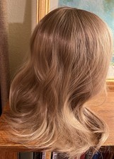 New Unbranded Golden Brown Straight Wig Bangs...