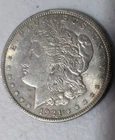 1921 Morgan Silver Dollar Ungraded Shipped In Plastic Capsule