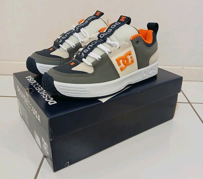 New DC x  Lynx OG white grey orange bilyeu kalis Truth skateboard shoes 11 usa