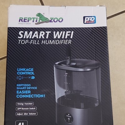 Repti Zoo Smart Wifi Top-Fill Humidifier for Reptile Enclosures
