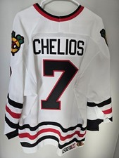 Chris Chelios Chicago Blackhawks CCM Jersey Size XL 54