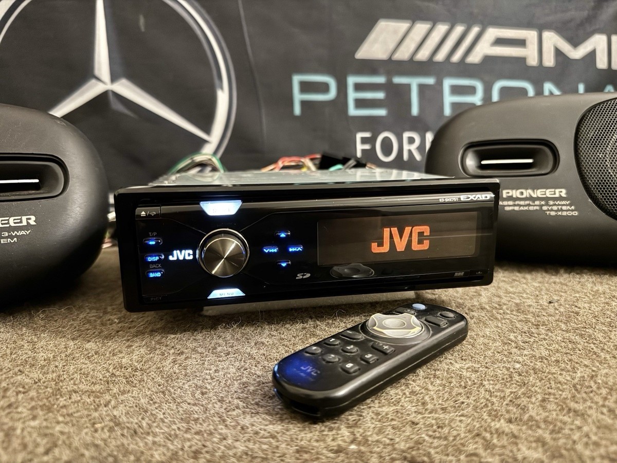 JVC KD-SHX751 EXAD DSP Car Radio CD Receiver Animation Display