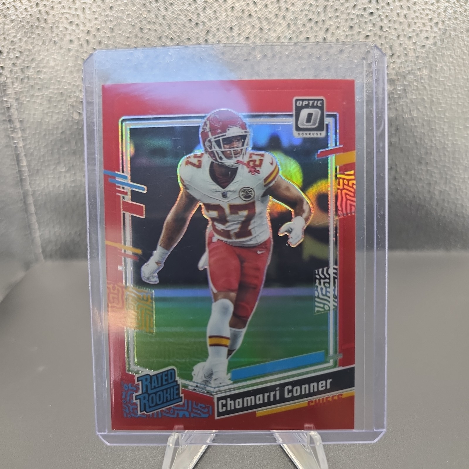 2023 Panini Donruss Optic - Chiefs Chamarri Conner #255 Red /99