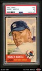 1953 Topps #82 Mickey Mantle Yankees HOF PSA 3 - VG