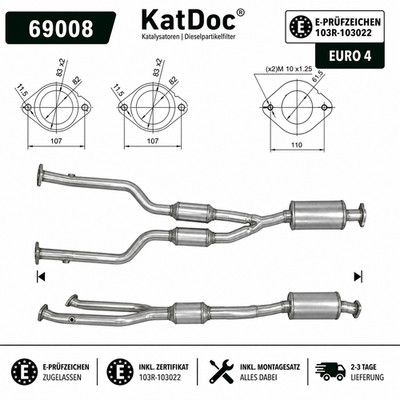   Katalysator Lexus IS C IS II 250 AWD 2.5 Euro 4 hinten
