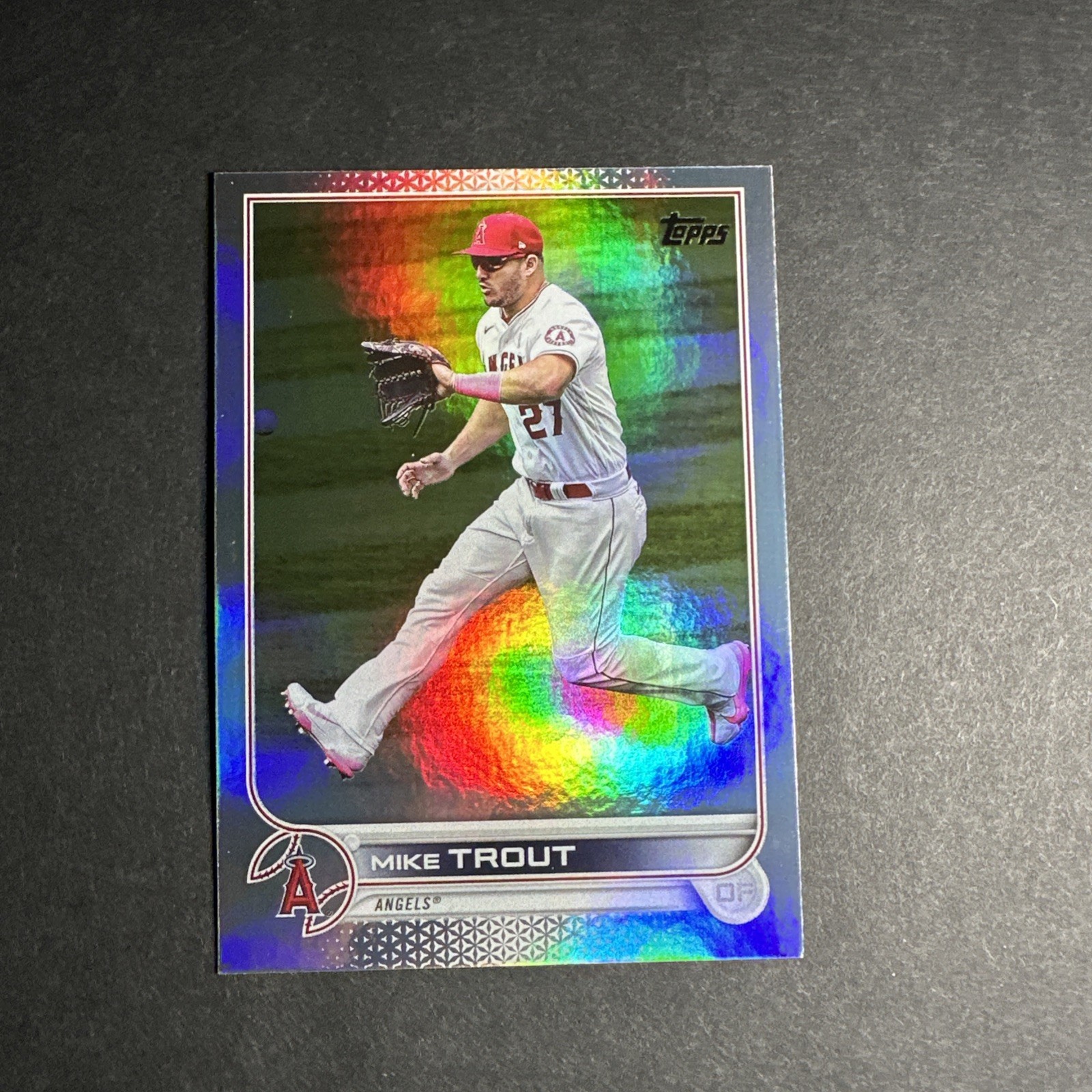 2022 Topps Rainbow Foil - #27 - Mike Trout - Los Angeles Angels